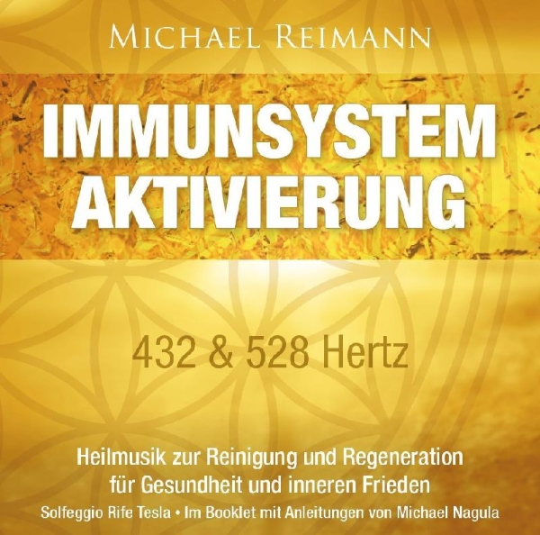 Buchcover und Innenansicht für das Buch: IMMUNSYSTEM AKTIVIERUNG [432 & 528 Hertz]