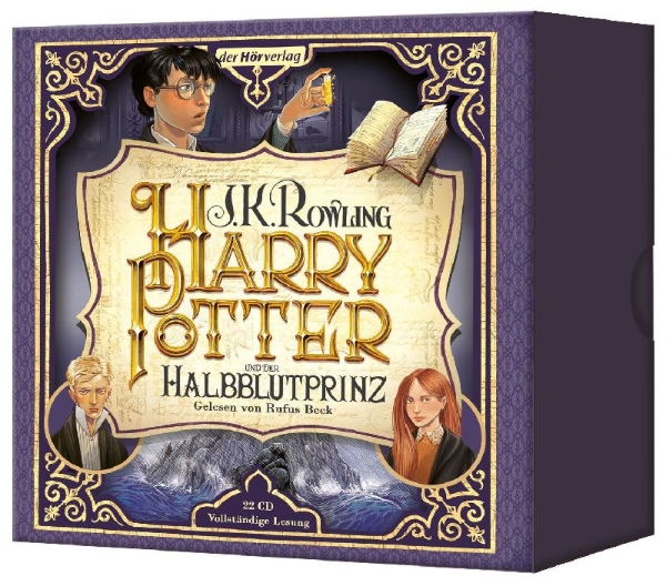 Buchcover und Innenansicht für das Buch: Harry Potter and the Half-Blood Prince