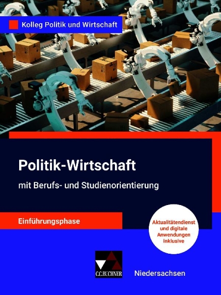 Buchcover und Innenansicht für das Buch: Kolleg Politik u. Wirt. NI Einführungsphase - neu
