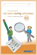 Buchcover und Innenansicht für das Buch: Mein Lupenschreibheft 1 - Ich kann richtig schreiben -