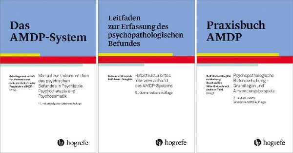 Buchcover und Innenansicht für das Buch: AMDP-Buchset