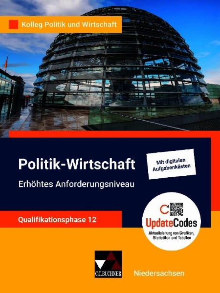 Buchcover und Innenansicht für das Buch: Kolleg Politik u. Wirt. NI Qualiphase 12 EA - neu