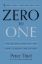 Buchcover und Innenansicht für das Buch: Zero to One