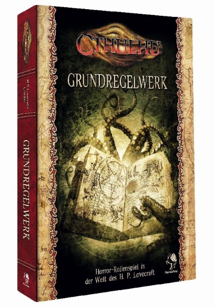 Buchcover und Innenansicht für das Buch: Cthulhu Grundregelwerk