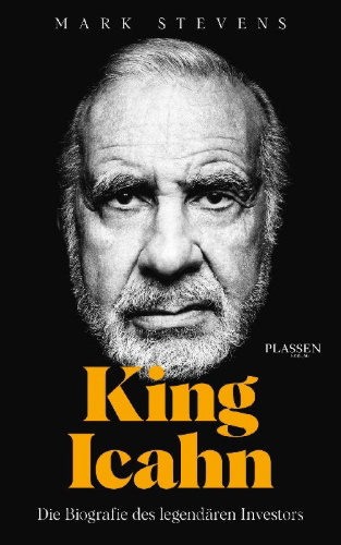Buchcover und Innenansicht für das Buch: King Icahn (Mark Stevens)