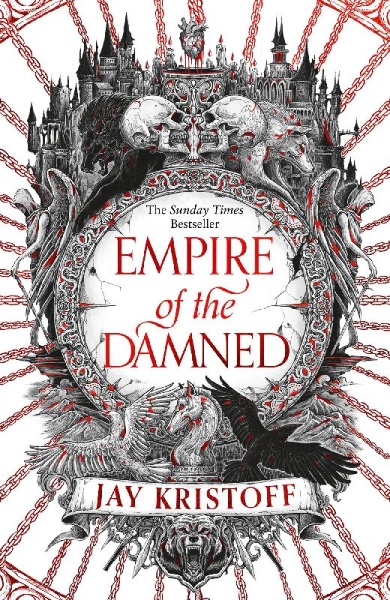Buchcover und Innenansicht für das Buch: Empire of the Damned