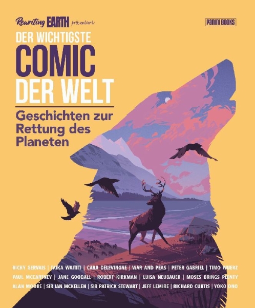 Buchcover und Innenansicht für das Buch: The Most Important Comic Book On Earth: Stories To Save The World