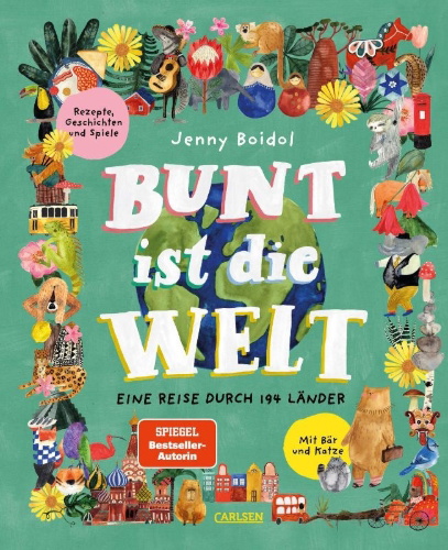 Buchcover und Innenansicht für das Buch: Bunt ist die Welt