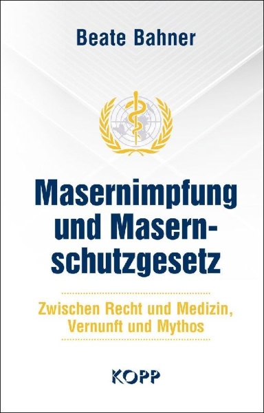 Buchcover und Innenansicht für das Buch: Masernimpfung und Masernschutzgesetz