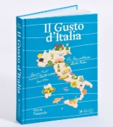Buchcover und Innenansicht für das Buch: Mangia. How to eat your way through Italy