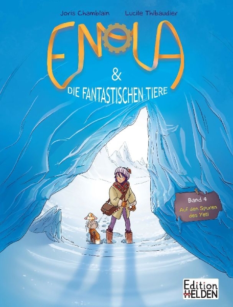 Buchcover und Innenansicht für das Buch: Enola et les animaux extraordinaires 4