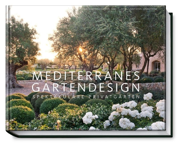 Buchcover und Innenansicht für das Buch: Mediterranes Gartendesign