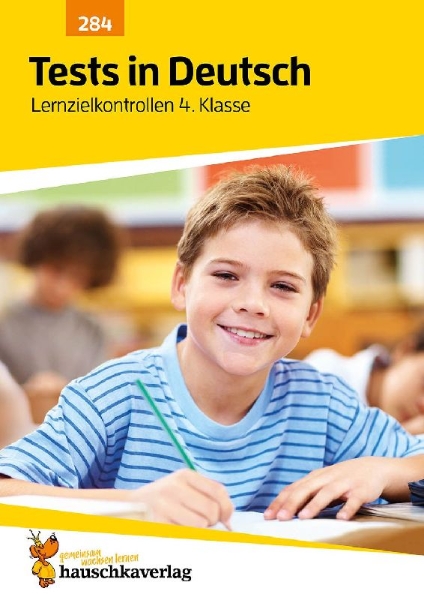 Buchcover und Innenansicht für das Buch: Übungsheft mit Tests in Deutsch 4. Klasse
