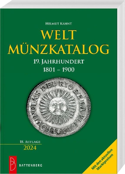 Buchcover und Innenansicht für das Buch: Weltmünzkatalog 19. Jahrhundert