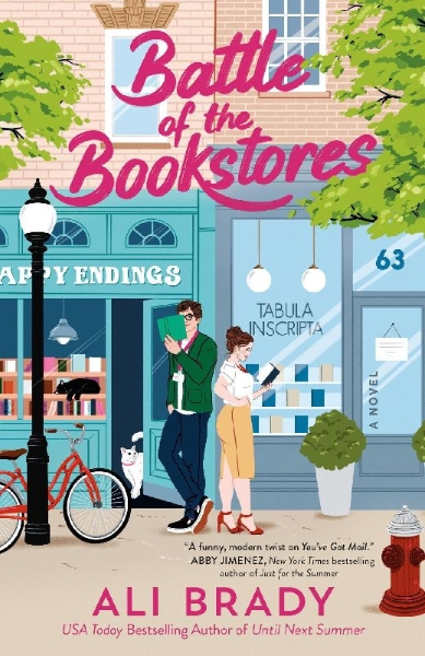 Buchcover und Innenansicht für das Buch: Battle of the Bookstores