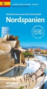 Buchcover und Innenansicht für das Buch: Entdeckertouren mit dem Wohnmobil Nordspanien