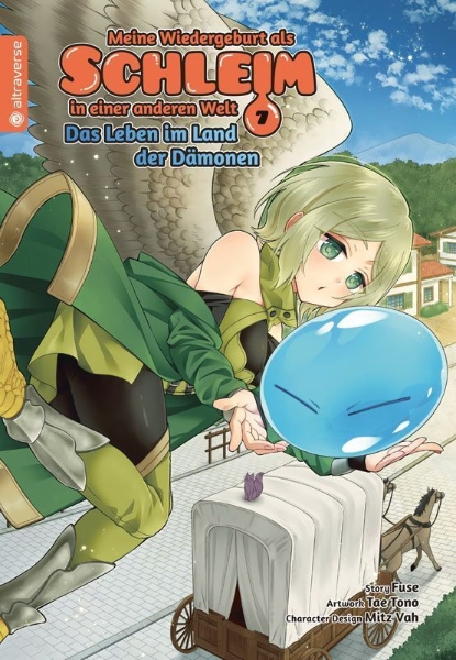 Buchcover und Innenansicht für das Buch: Tensei Shitara Slime Datta Ken Ibun: Makuni Kurashi No Trinity 07