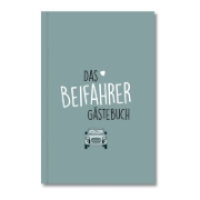 Buchcover und Innenansicht für das Buch: Beifahrer-Gästebuch zum 18. Geburtstag - Kreatives Auto-Gästebuch für Fahranfänger, Führerschein & Neues Auto