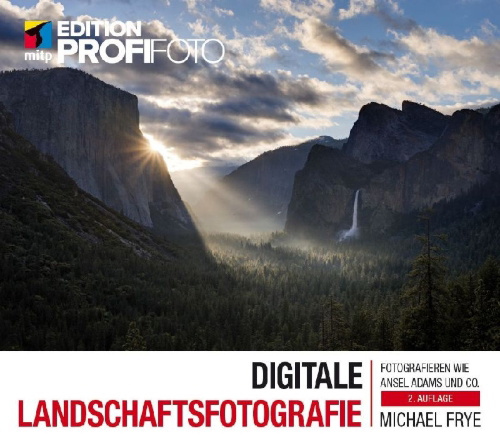 Buchcover und Innenansicht für das Buch: Digitale Landschaftsfotografie