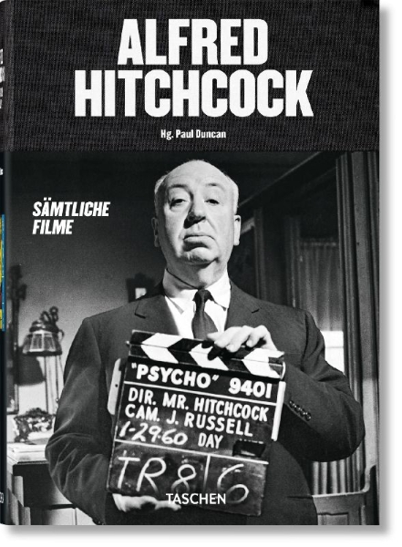 Buchcover und Innenansicht für das Buch: Alfred Hitchcock. Sämtliche Filme