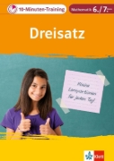 Buchcover und Innenansicht für das Buch: Klett 10-Minuten-Training Mathematik Dreisatz 6./7. Klasse