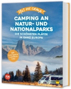 Buchcover und Innenansicht für das Buch: Yes we camp! Camping an Natur- und Nationalparks