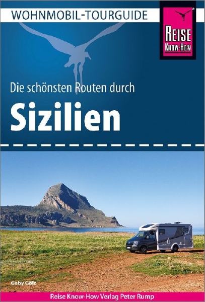 Buchcover und Innenansicht für das Buch: Reise Know-How Wohnmobil-Tourguide Sizilien