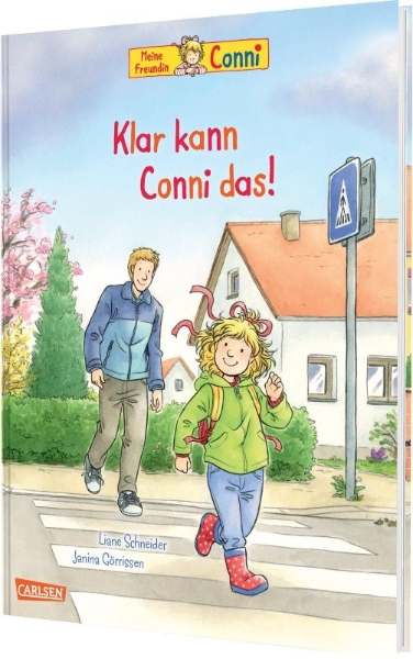 Buchcover und Innenansicht für das Buch: Conni-Bilderbücher: Klar kann Conni das!