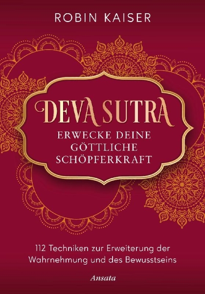 Buchcover und Innenansicht für das Buch: Deva Sutra. Erwecke deine göttliche Schöpferkraft