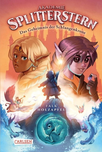 Buchcover und Innenansicht für das Buch: Akademie Splitterstern 2: Das Geheimnis der Schlangenkrone