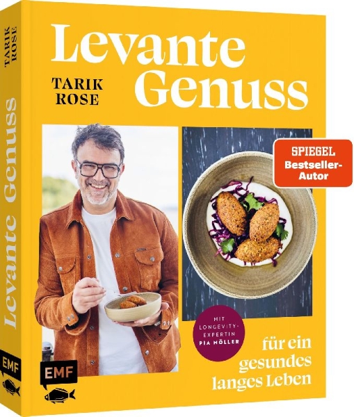 Buchcover und Innenansicht für das Buch: Levante Genuss für ein gesundes, langes Leben