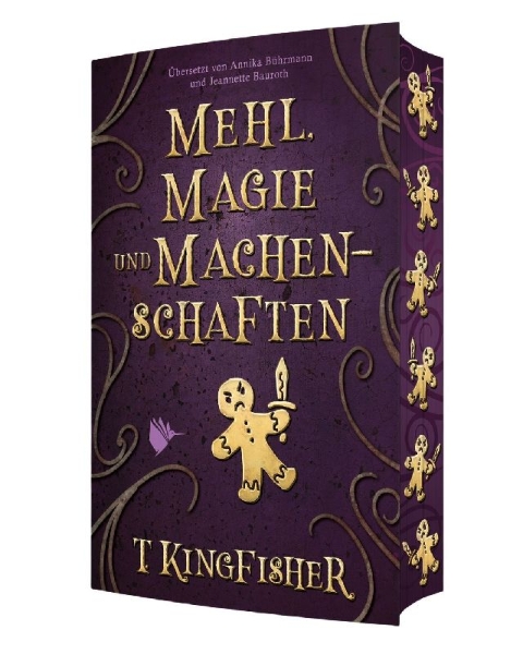 Buchcover und Innenansicht für das Buch: A Wizard's Guide to Defensive Baking