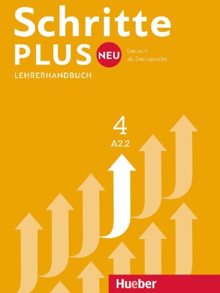 Buchcover und Innenansicht für das Buch: Schritte plus Neu 4 A2.2 Lehrerhandbuch