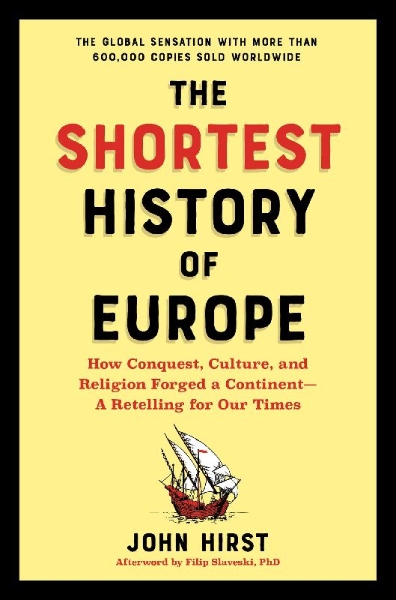 Buchcover und Innenansicht für das Buch: The Shortest History of Europe