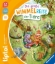 Buchcover und Innenansicht für das Buch: tiptoi® Die große Wimmelreise der Tiere