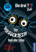 Buchcover und Innenansicht für das Buch: Die drei ??? Kids, Das verrückteste Buch aller Zeiten