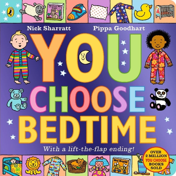 Buchcover und Innenansicht für das Buch: You Choose Bedtime