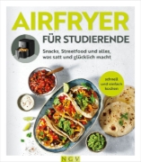 Buchcover und Innenansicht für das Buch: Airfryer für Studierende