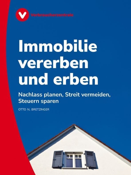 Buchcover und Innenansicht für das Buch: Immobilie vererben und erben