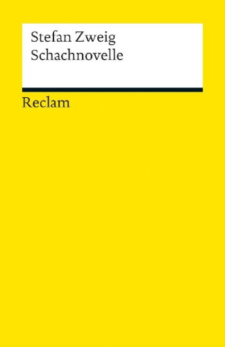 Buchcover und Innenansicht für das Buch: Schachnovelle