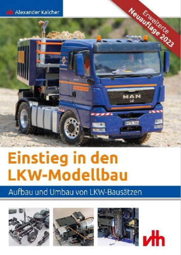 Buchcover und Innenansicht für das Buch: Einstieg in den LKW-Modellbau