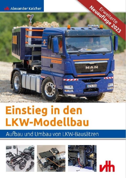 Buchcover und Innenansicht für das Buch: Einstieg in den LKW-Modellbau