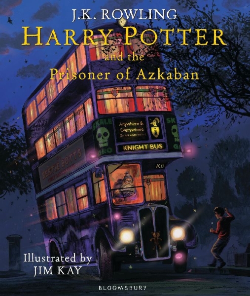 Buchcover und Innenansicht für das Buch: Harry Potter and the Prisoner of Azkaban