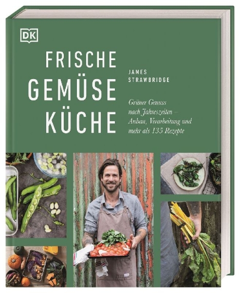 Buchcover und Innenansicht für das Buch: Frische Gemüseküche