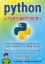 Buchcover und Innenansicht für das Buch: Python für Einsteiger