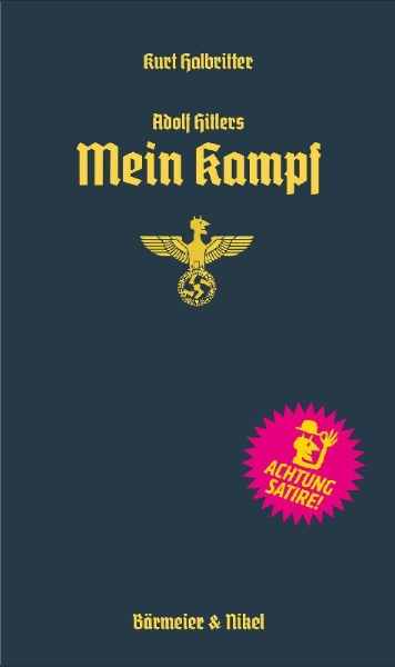 Buchcover und Innenansicht für das Buch: Adolf Hitlers Mein Kampf