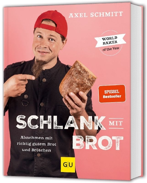 Buchcover und Innenansicht für das Buch: Schlank mit Brot