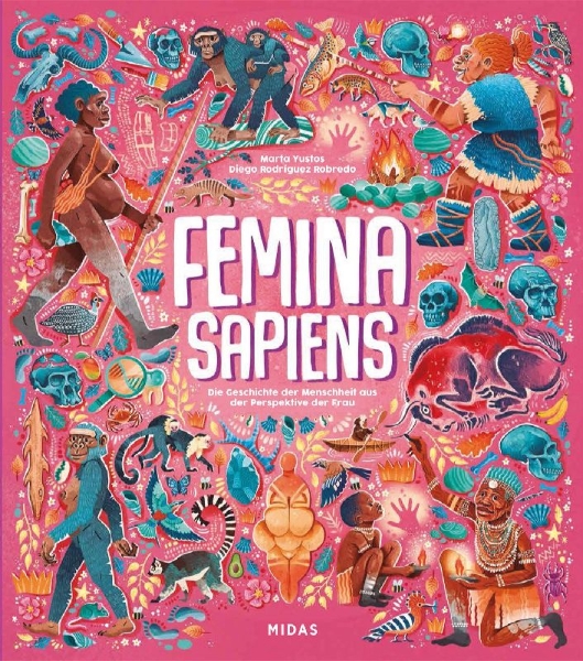 Buchcover und Innenansicht für das Buch: Femina Sapiens