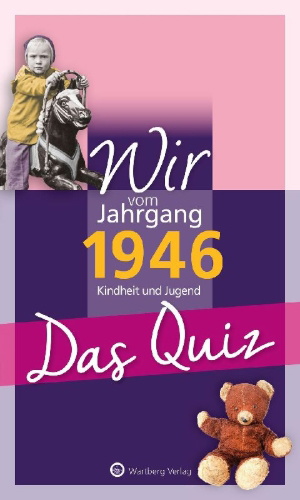 Buchcover und Innenansicht für das Buch: Wir vom Jahrgang 1946 - Das Quiz