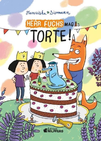 Buchcover und Innenansicht für das Buch: Herr Fuchs mag Torte